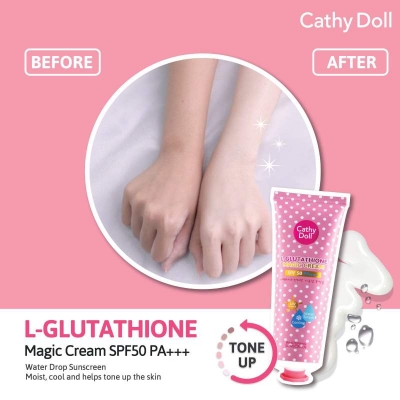 Picture of Cathy Doll SPF 50 PA+++ Sunscreen Cream - 60ml (Made in Korea)-Multicolor