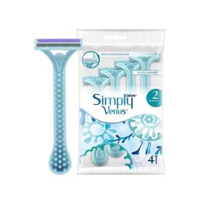 Picture of Simply Venus 2 Razor 4 Pieces New-Multicolor