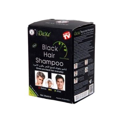Picture of Dexe Black Hair Shampoo Set 10 Pcs-Multicolor