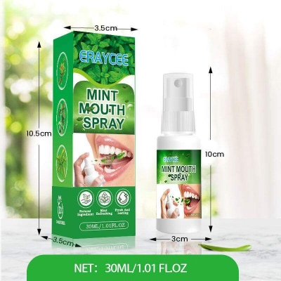 Picture of ERAYCEE Mint Mouth Spray 30 mL-Multicolor