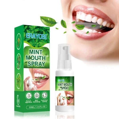 Picture of ERAYCEE Mint Mouth Spray 30 mL-Multicolor