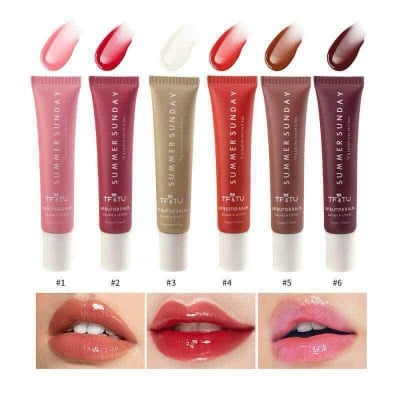 Picture of Summer Sunday Moisturising Mirror Lip Glaze Balm Care Smooth Lip Lines Lasting Nourishment Women Daily Care Makeup Lip Care