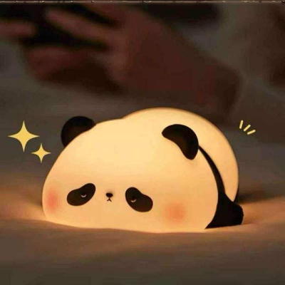 Picture of Panda LED Night Light Patting Lamp Cartoon Children's Nightlight Toy Gift Bedroom Decor