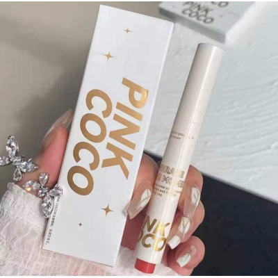 Picture of Pink coco 1Pcs Water-light Lip Glaze Mirror Glitter Lip Tint Long Lasting Moisturising Love Heart Shape Solid Lipstick Pen Lips Make Up