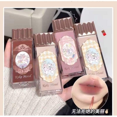 Picture of Flower Knows Chocolate Shop Cloud Lip Cream Delicate Clear Thin Autumn And Winter Milk Tea Color
