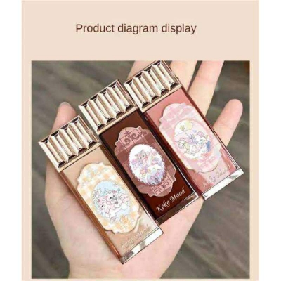 Picture of Flower Knows Chocolate Shop Cloud Lip Cream Delicate Clear Thin Autumn And Winter Milk Tea Color