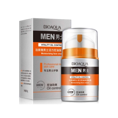 Picture of BIOAQUA Men Validity Oil Control Deep Hydrating Moisturizing Oil-control Face Cream-50g-Multicolor