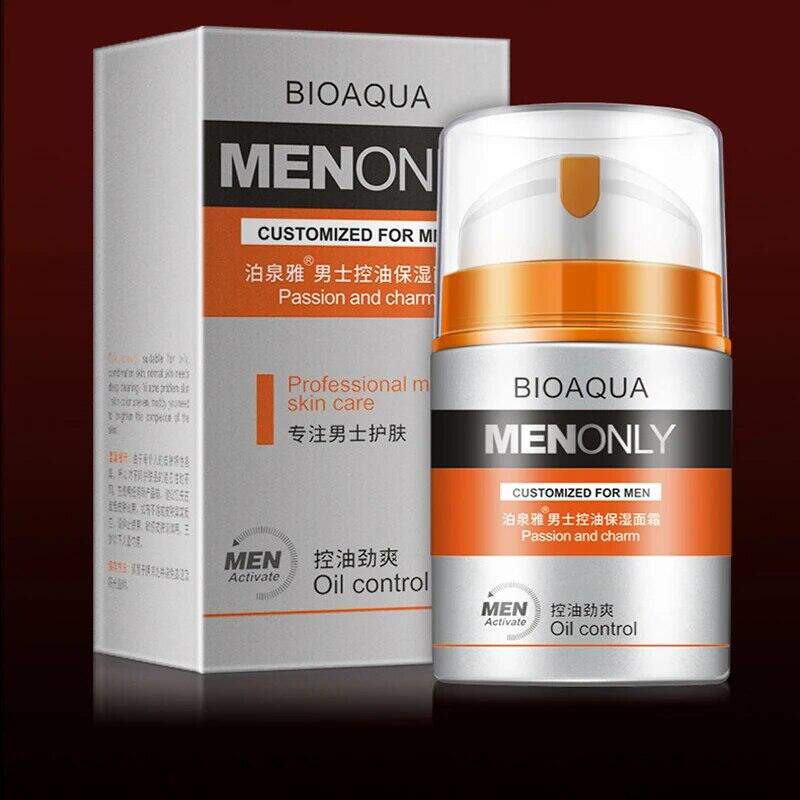 Picture of BIOAQUA Men Validity Oil Control Deep Hydrating Moisturizing Oil-control Face Cream-50g-Multicolor