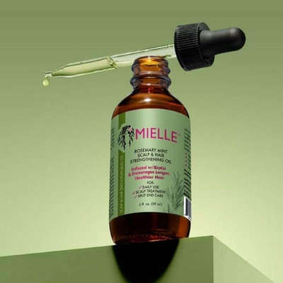 Picture of MIELLE Rosemary Mint Scalp & Hair Strengthening Oil- 59ml