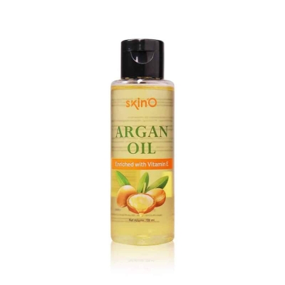Picture of skinO Argan Oil Enriched with Vitamin E - 100ml to all hair type
