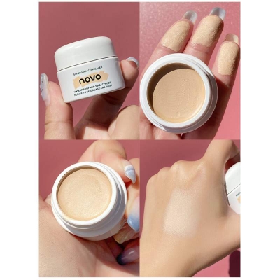 Picture of Novo Full Coverage Flawless Makeup Texture Concealer Foundation for Facial Acne Marks Dark Circles Tattoos Powerful Contour