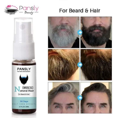 Picture of PANSLY White to Natural Hair for Beard & Hair - 20ml-Multicolor