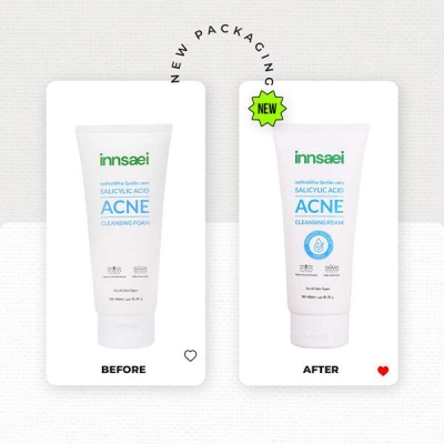 Picture of Innsaei Salicylic Acid Acne Solution Cleansing Foam 150ml-Multicolor