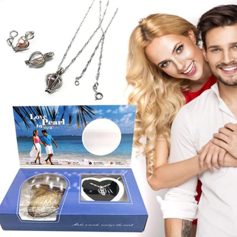 Picture of Love season Necklace Making Kit Cage Pearl in Kit Set Necklace Kit-Multicolor
