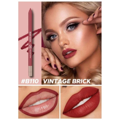 Picture of BEAUTY GLAZED Waterproof Matte Lip Liner Pencil For Lips Eyeliner Blush Smooth Easy To Wear Long Lasting Lip Glaze Pen Sketch Dye Tint Lipstick Lip Makeup -#B110 VINTAGE BRICK