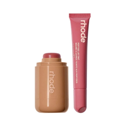 Picture of Rhode Sleepy Girl +Salty Tan Pocket Blush + Peptide Lip Tint Combo