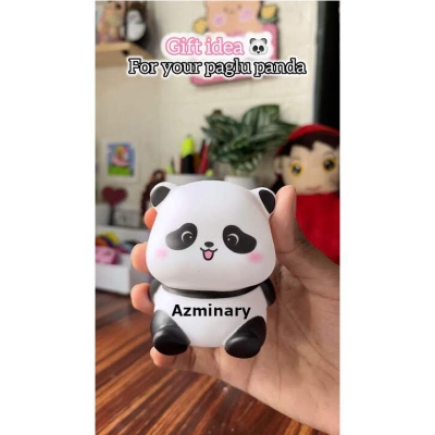 Picture of Panda Silicone Night Light, Patting Light, Elephant Baby Panda - for Room Decor, Gift for Child-Multicolor