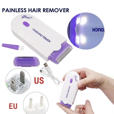 Picture of Hair Remover with Micro-Oscillation Technology for Pain-Free, Convenient, Instant Hair Removal Smooth Skin Painless Hair Eraser-Multicolor