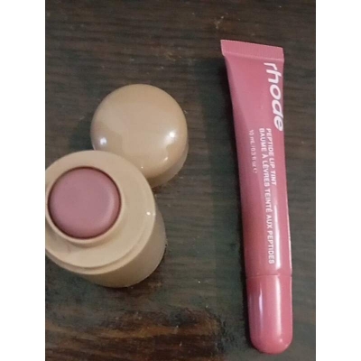 Picture of Rhode Sleepy Girl +Salty Tan Pocket Blush + Peptide Lip Tint Combo