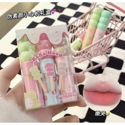 Picture of kekemood candied haws mirror lip glaze set moisturizing moisturizing water gloss cute pouty lips glass lip gloss for women