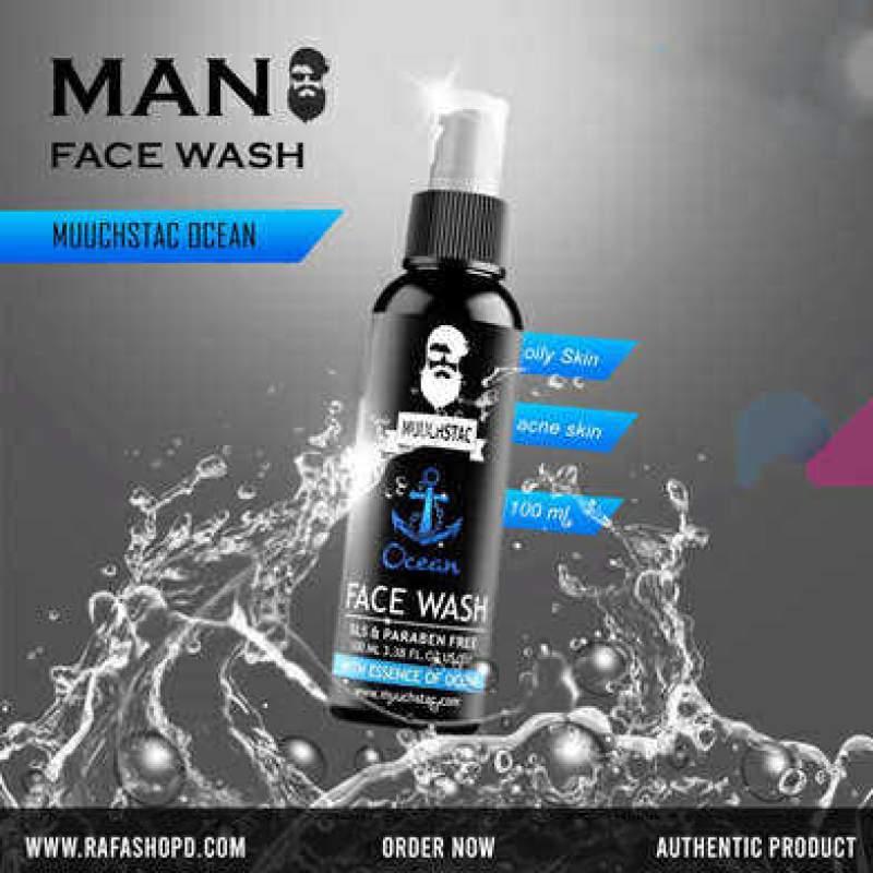 Picture of Muuchstac Men’s Ocean Face Wash-100 ml-Multicolor