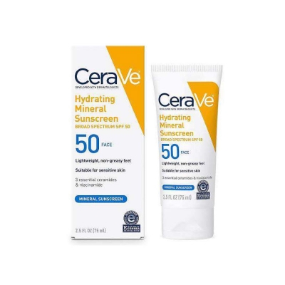 Picture of CeraVe 100% Mineral Sunscreen SPF 50 (CHINA )