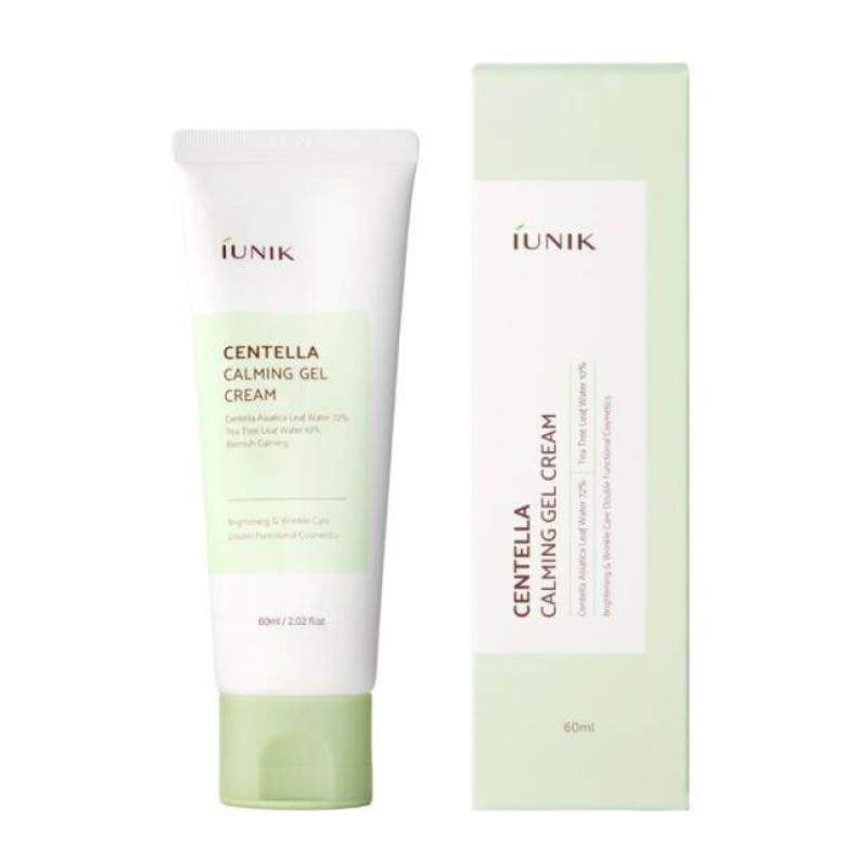 Picture of IUNIK Centella Calming Gel Cream 60ml – Lightweight Moisturizer for Sensitive, Acne-Prone, and Oily Skin-Multicolor