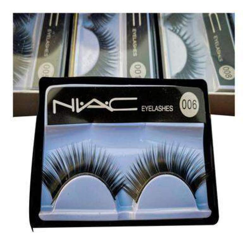 Picture of MAC Eyelashes Professional Application Fake Eyelashes for Dramatic Eye Makeup Look-Multicolor