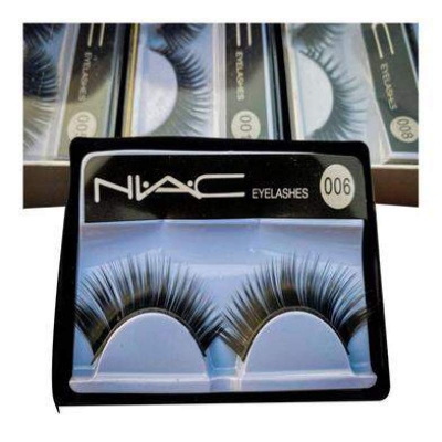 Picture of MAC Eyelashes Professional Application Fake Eyelashes for Dramatic Eye Makeup Look-Multicolor
