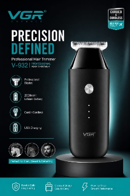 Picture of VGR V-932 Professional Cordless Hair Trimmer Premium Precision Grooming