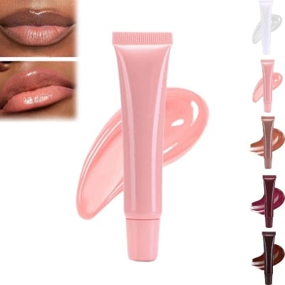 5-color Glossy Lip Balm Moisturizing Hydrating Lightening Lip Lines Fruity Makeup Liquid Tinted Lip Balm Cosmetics Lip Care