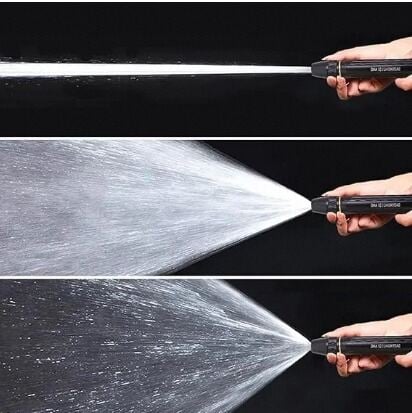 Picture of metal body nogel Water Spray Gun Car Wash Nozzle High Pressure Nozzle Water Jet Hose Nozzles Pipe For Gardening, Bike Car Wash Garden Watering Tool Black High Pressure Nozzle