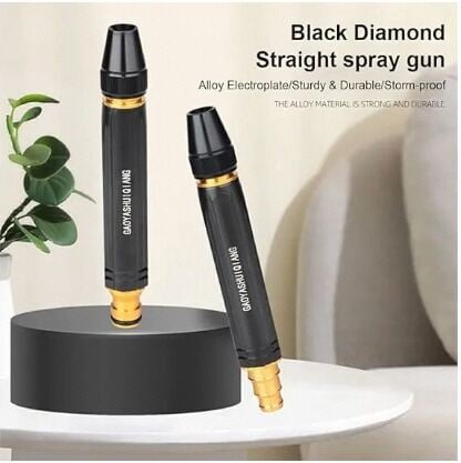Picture of metal body nogel Water Spray Gun Car Wash Nozzle High Pressure Nozzle Water Jet Hose Nozzles Pipe For Gardening, Bike Car Wash Garden Watering Tool Black High Pressure Nozzle