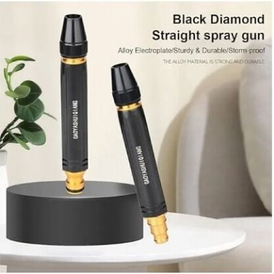 Picture of metal body nogel Water Spray Gun Car Wash Nozzle High Pressure Nozzle Water Jet Hose Nozzles Pipe For Gardening, Bike Car Wash Garden Watering Tool Black High Pressure Nozzle