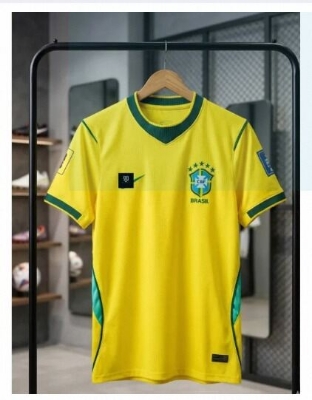 Picture of Brazil 2026 World Cup Full Sleeve Football Jersey – Premium Quality
