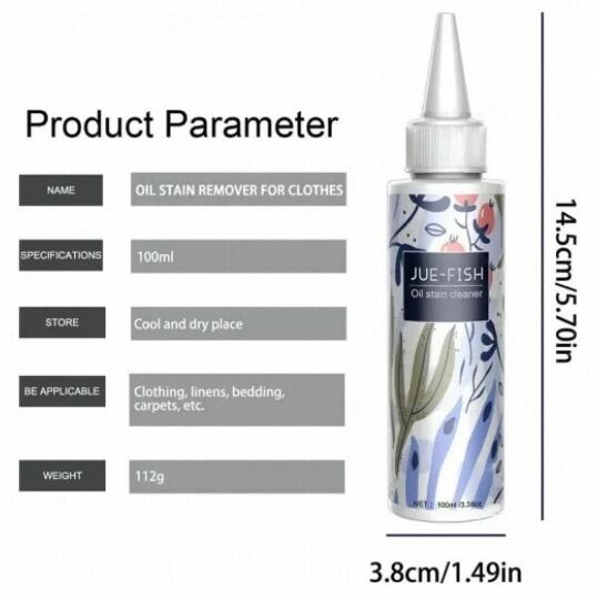 Picture of New Oil Stain Remover For Clothes, Emergency Stain Remover No Harm To Clothing