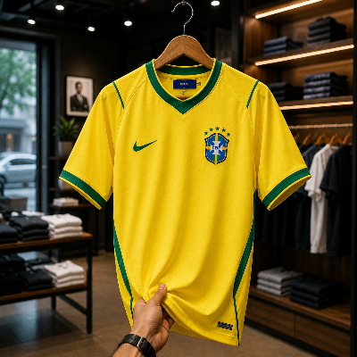 Picture of Brazil World Cup New Half Sleeve Premium Football Jersey 2026