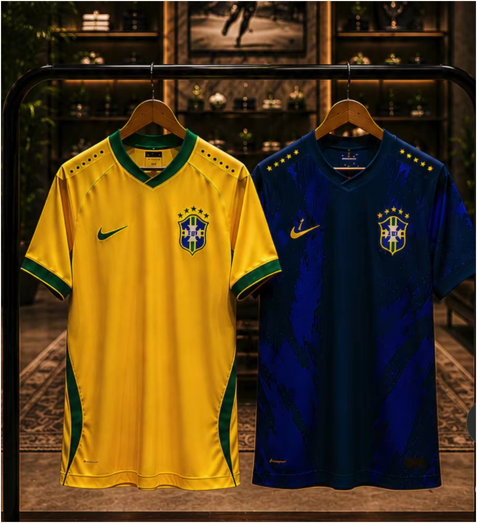 Picture of Brazil World Cup New Half Sleeve Premium Football Jersey 2026