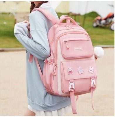 Picture of Durable School Bag for Kids - Waterproof Nylon Primary Backpack - Ergonomic Book Bag Style with Cartoon Design