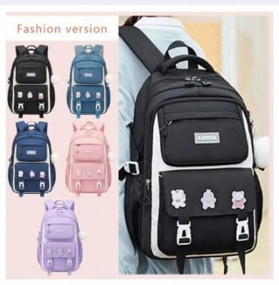 Picture of Durable School Bag for Kids - Waterproof Nylon Primary Backpack - Ergonomic Book Bag Style with Cartoon Design
