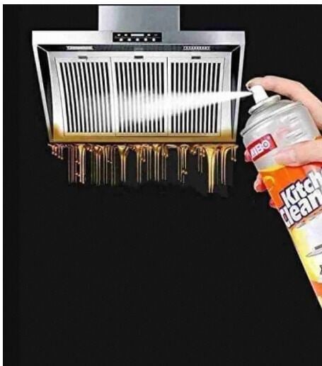 Picture of Kitchen cleaning Foam Spray, Effectively remove Oil & Stain Grill Exhaust Fan (500 ml)