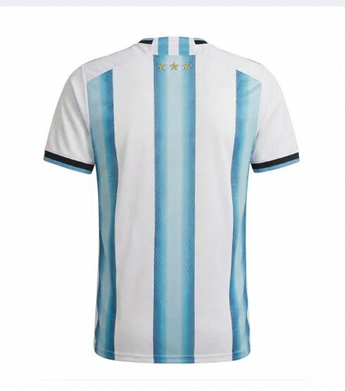 Picture of Argentina Home Kit Jersey - Fan Edition Jersey - Argentina Football Club AFA Kit - Imported From Thiland - Special Fans Version Club Jersey 2025/2026 - Pin Mash Fabrics - Short Sleeve - New Football Jersey - World Cup 2026 Design - Premium