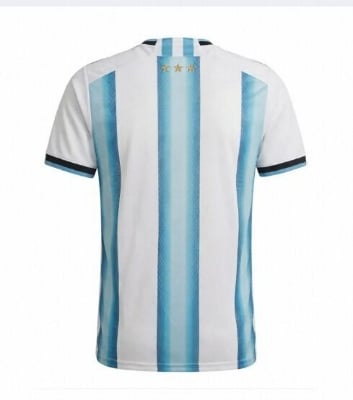 Picture of Argentina Home Kit Jersey - Fan Edition Jersey - Argentina Football Club AFA Kit - Imported From Thiland - Special Fans Version Club Jersey 2025/2026 - Pin Mash Fabrics - Short Sleeve - New Football Jersey - World Cup 2026 Design - Premium