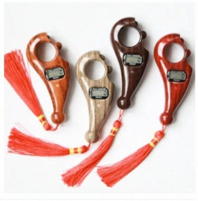 Picture of Rotating Prayer Beads Digital Counter Portable Finger Tasbeeh Misbaha Counter Prayer Islamic Tasbih Muslim Eid Gifts
