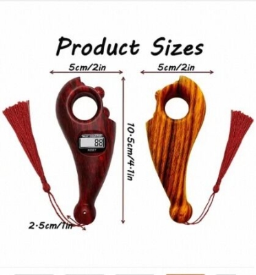 Picture of Rotating Prayer Beads Digital Counter Portable Finger Tasbeeh Misbaha Counter Prayer Islamic Tasbih Muslim Eid Gifts