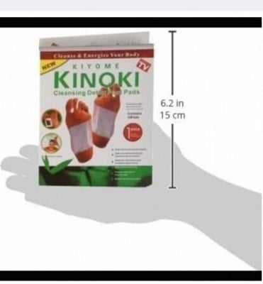 Picture of Kinoki Cleansing Detox Foot Pads, Patch Foot Mask, Peeling Sticker