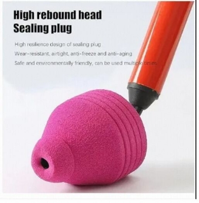 Picture of High Pressure Toilet Unblock Shot Toilet Plunger Drain Clog Remover, Toilet Plunger Kit High Pressure Air Drain Clog Remover Plumbing Tool for Bathroom Kitchen Bathtub