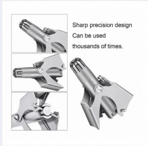 Picture of Stainless Steel Manual Nose Trimmer, Mechanical Nose Hair Trimmer, Shaving And Unwanted Hair Removal Tool