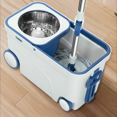 Picture of Mop And Bucket Set With spin Ergonomic Design And Efficient Water Control For Quick Floor Cleaning
