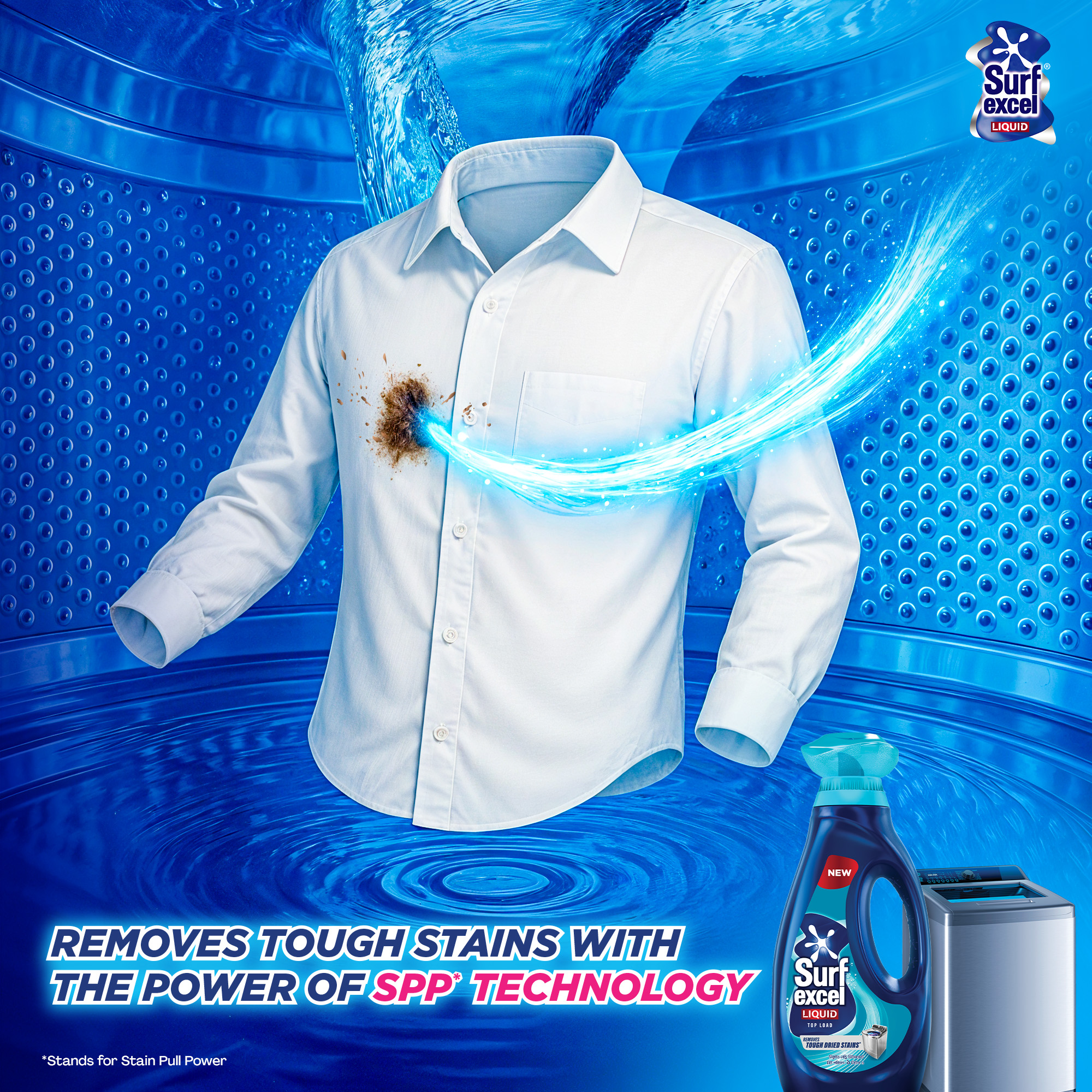 Picture of Surf Excel Liquid Detergent Top Load 1L